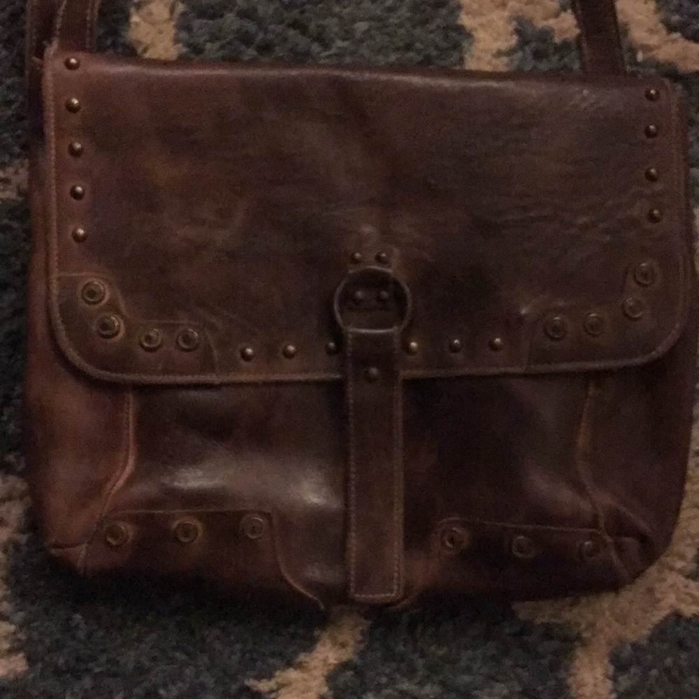 Bed Stu THAMES Leather Messenger Bag